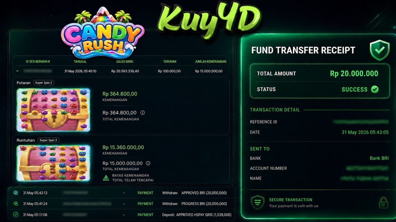 SELAMAT KEPADA MEMBER KUY4D
🎗AGEN SITUS TERPERCAYA
✅ C𝗼𝗯𝗮 𝗱𝘂𝗹𝘂 — 𝗺𝗲𝗻𝗮𝗻𝗴 𝗯𝗮𝗿𝘂 𝗹𝗮𝗻